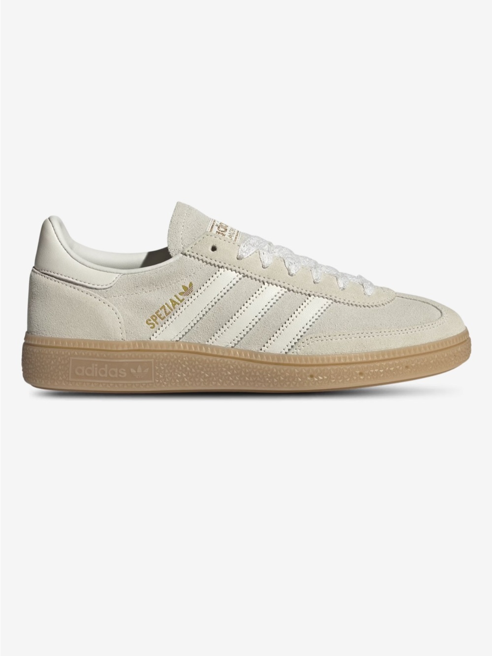 adidas Spezial Suede Sneaker in Off-White & Gum